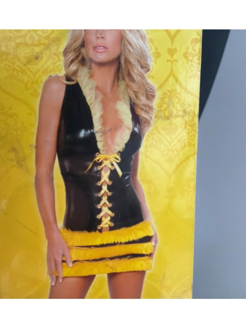 J Valentine Queen Bee Rave Cosplay Costume Dress Size Medium